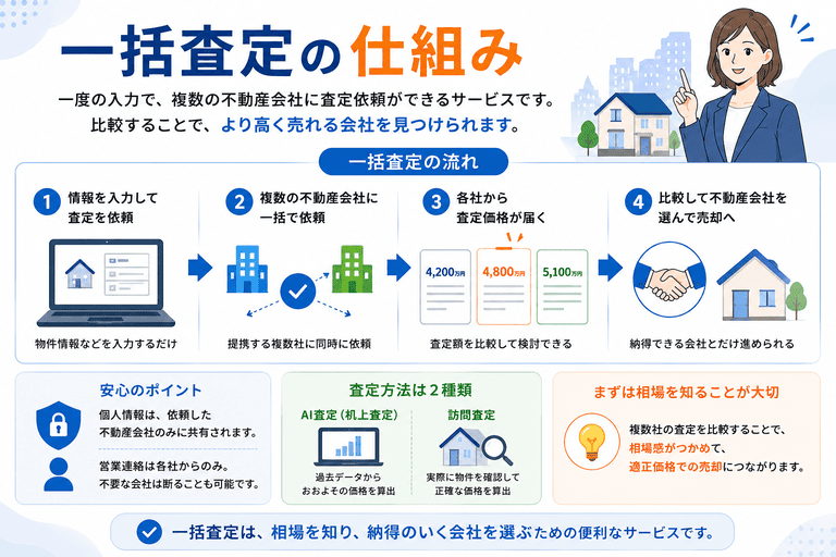 不動産一括査定サービスを選ぶ前に知っておきたい仕組み